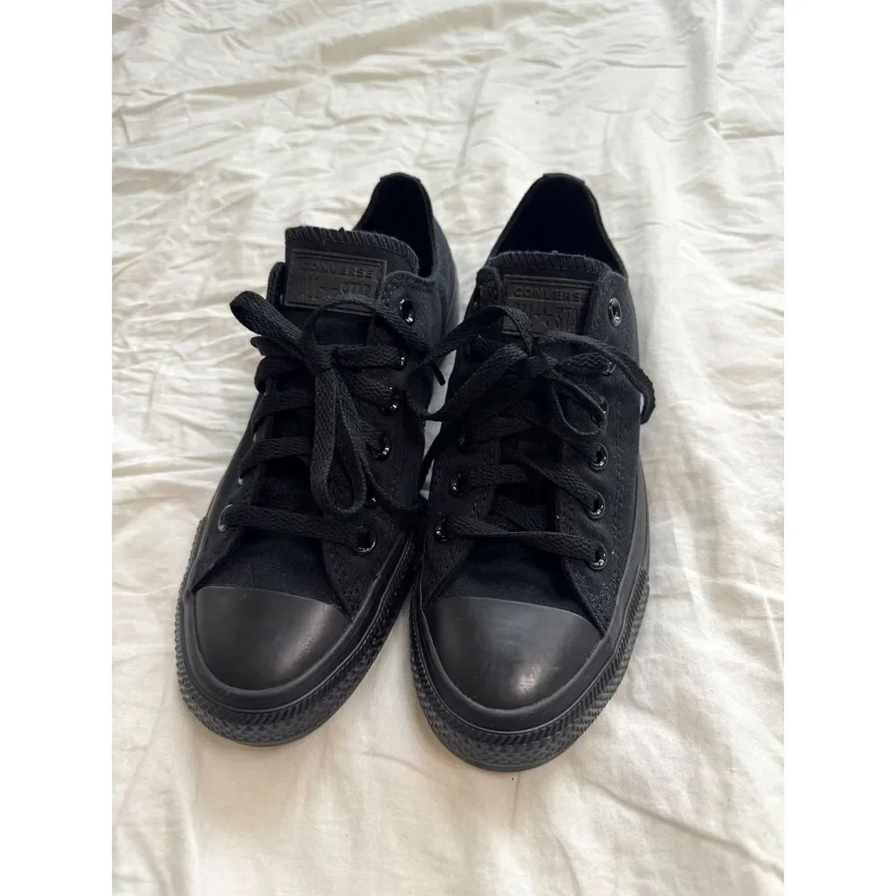 Converse Chuck Taylor All Star Ox Black Monochrome Low Top M5 W7 M5039 - Picture 6 of 6